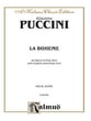 La Boheme-Vocal Score Vocal Solo & Collections sheet music cover